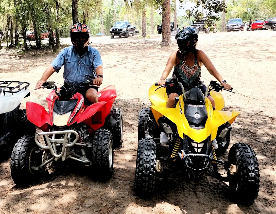 ATV riding in the Croom Motorcycle Area (CMA)