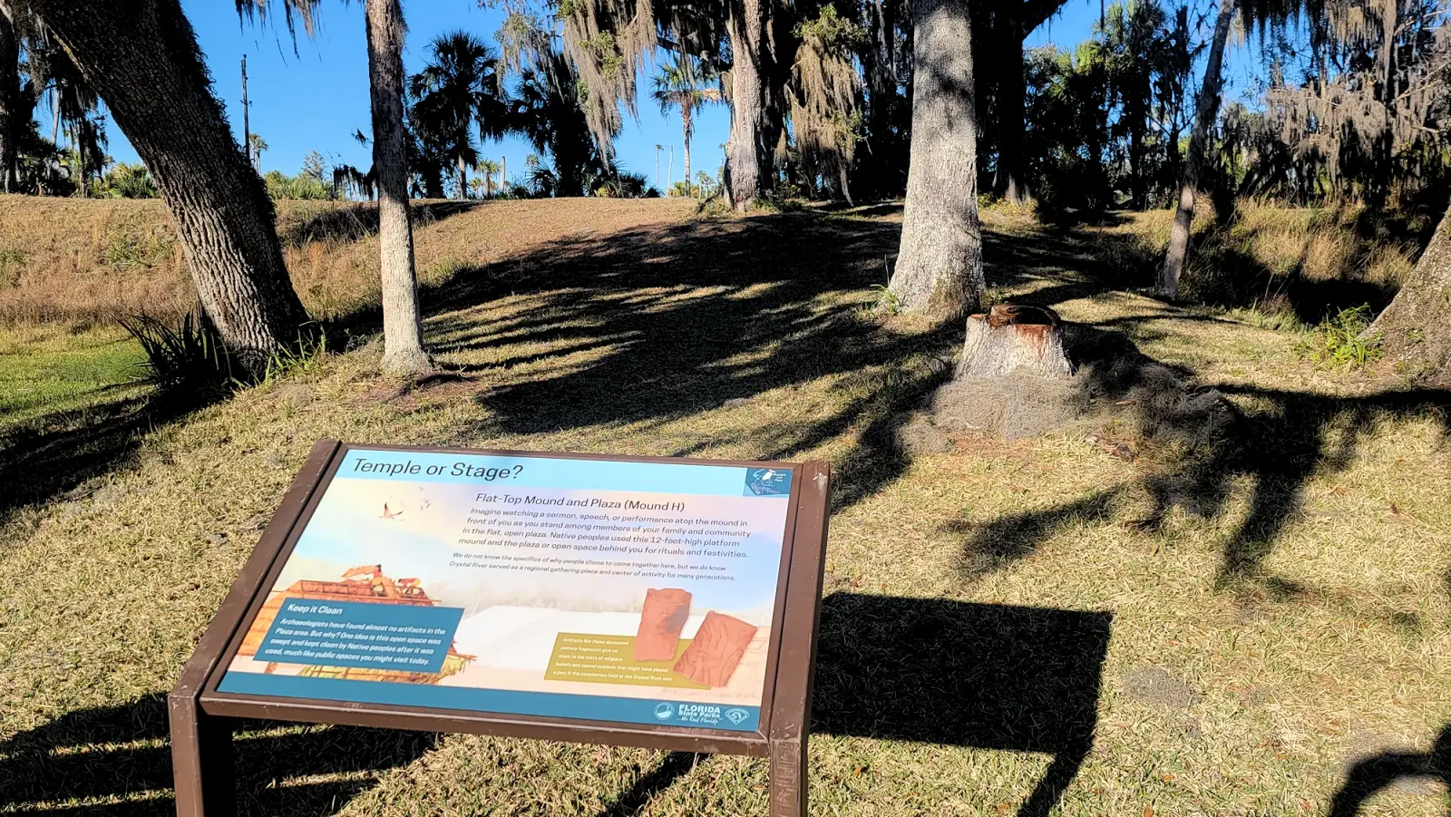 One of the other ceremonial mounds in the park
