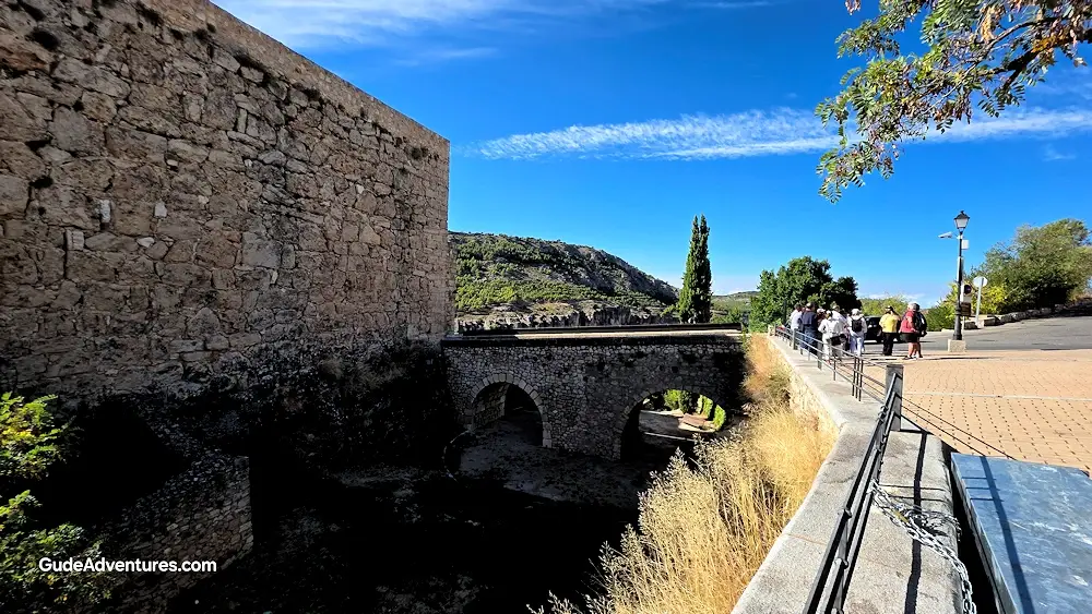 City walls and gate into the city