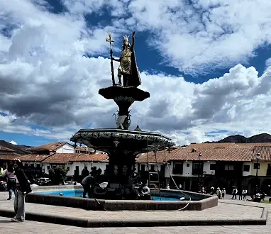 Plaza de Armas fountain