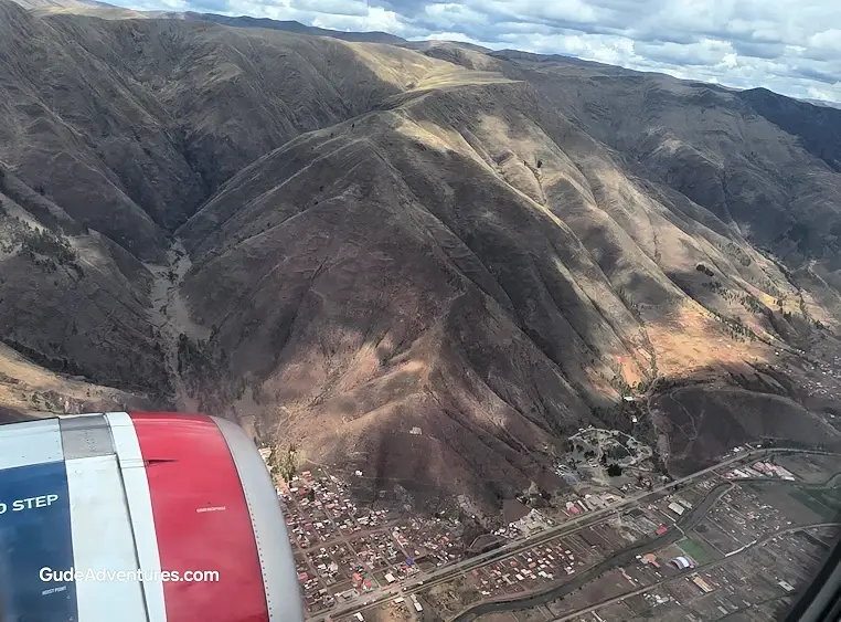 Flying into Cusco and the Sacred Valley