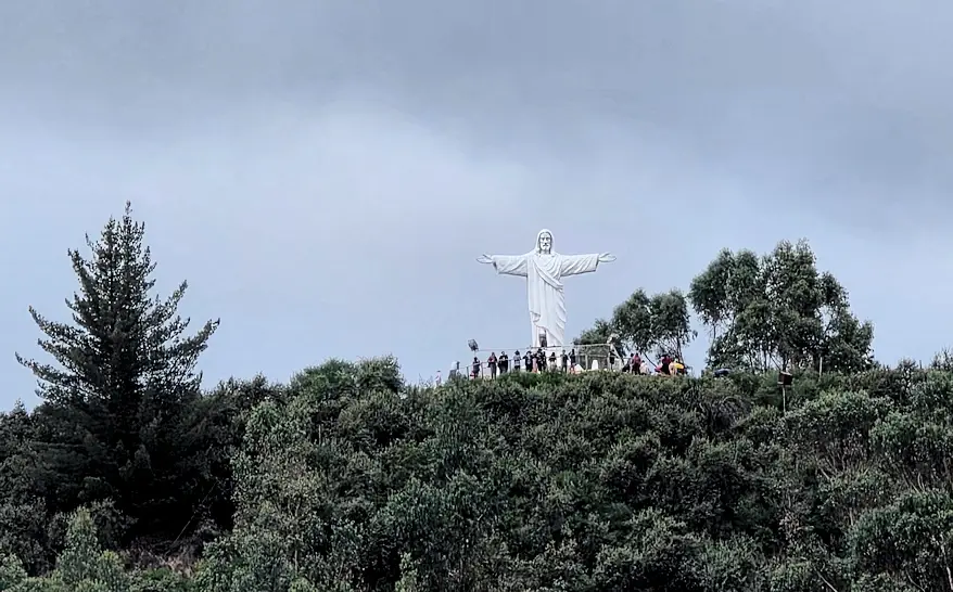 Cristo Blanco at Sacsayhuaman