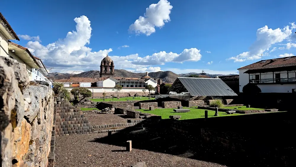 Kusicancha is an active dig site in the Inca ruins