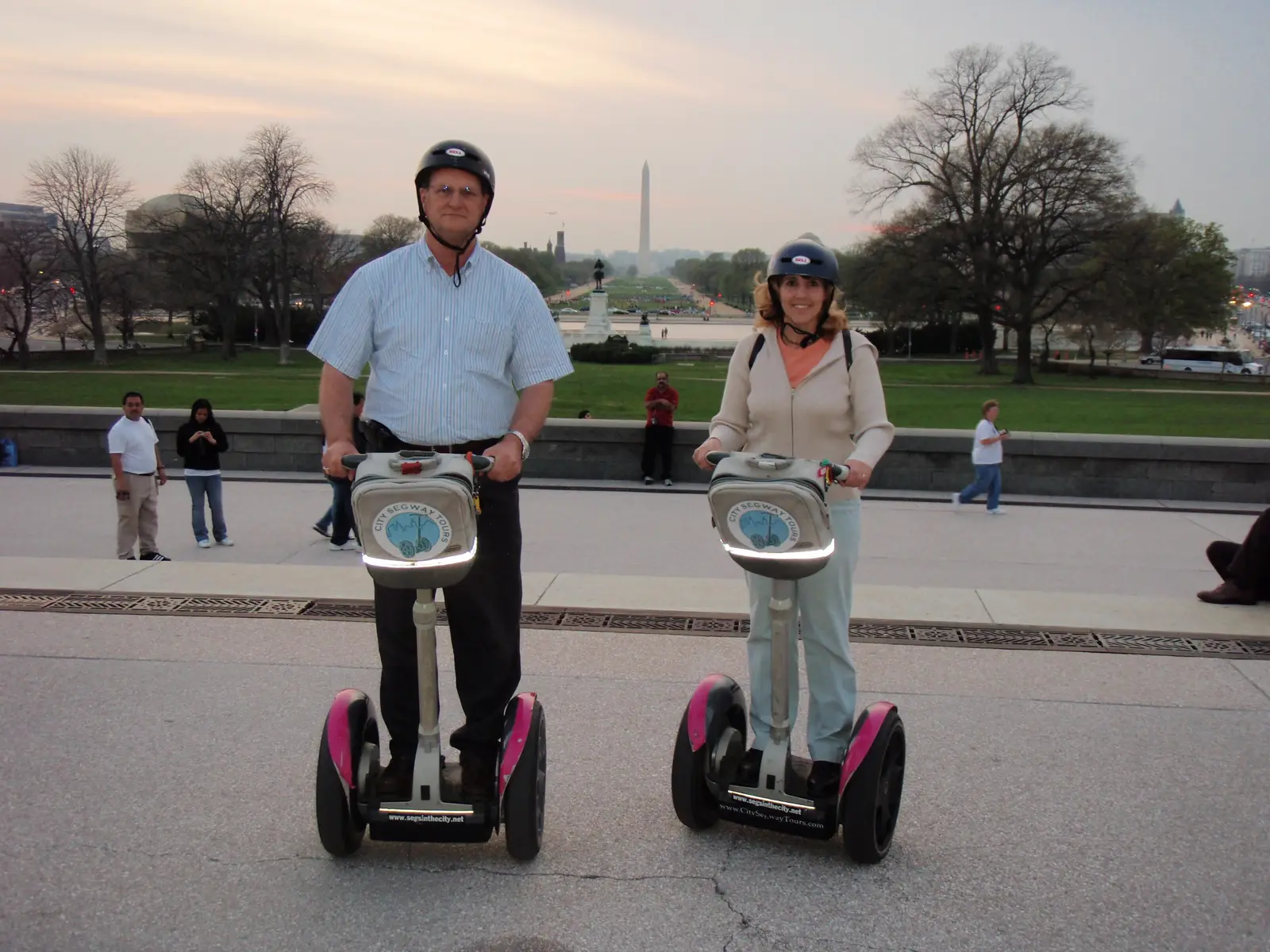 Touring the city by Segway.