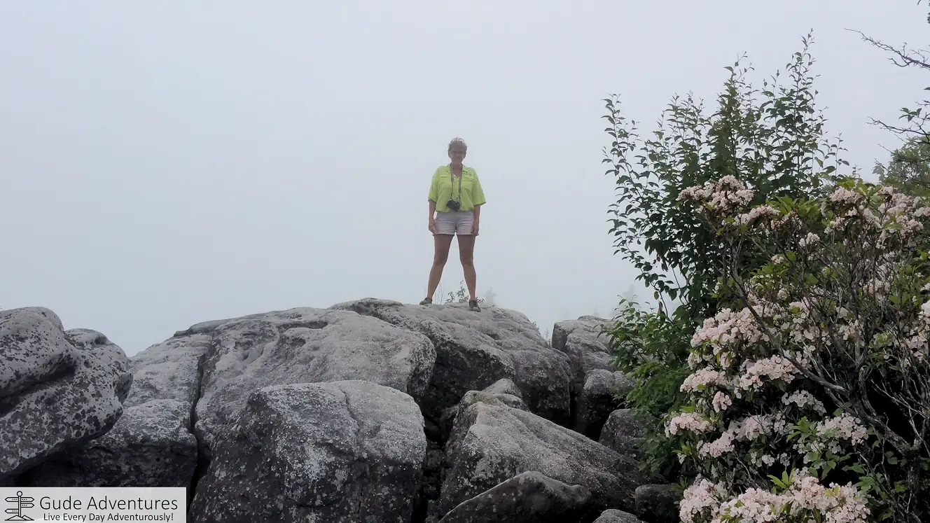 On the rocks at Dolly Sods