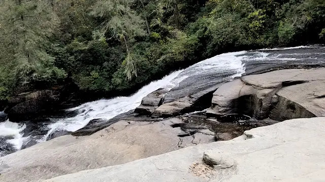 Lowest of the three falls at Triple Falls