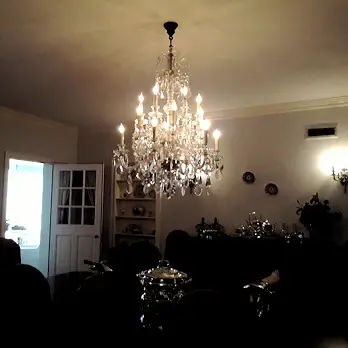 Dining room in the Eisenhower home
