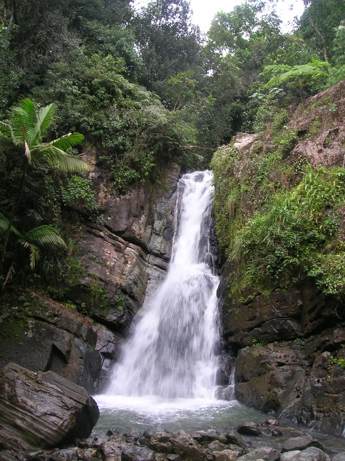 La Mina waterfall