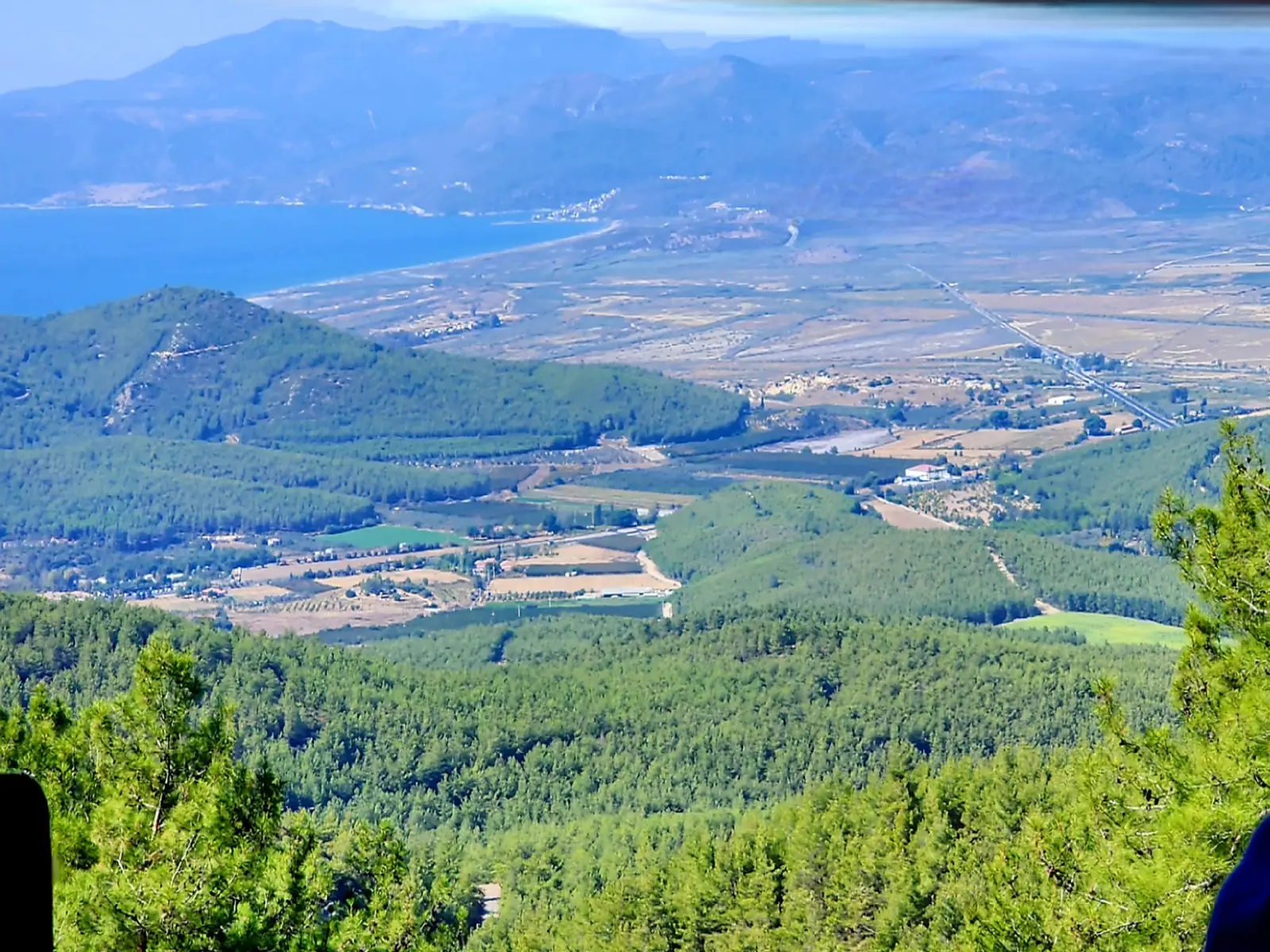 view from  Mt. Koressos