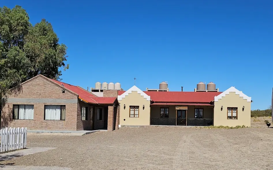 The Estancia San Guillermo house and rooster