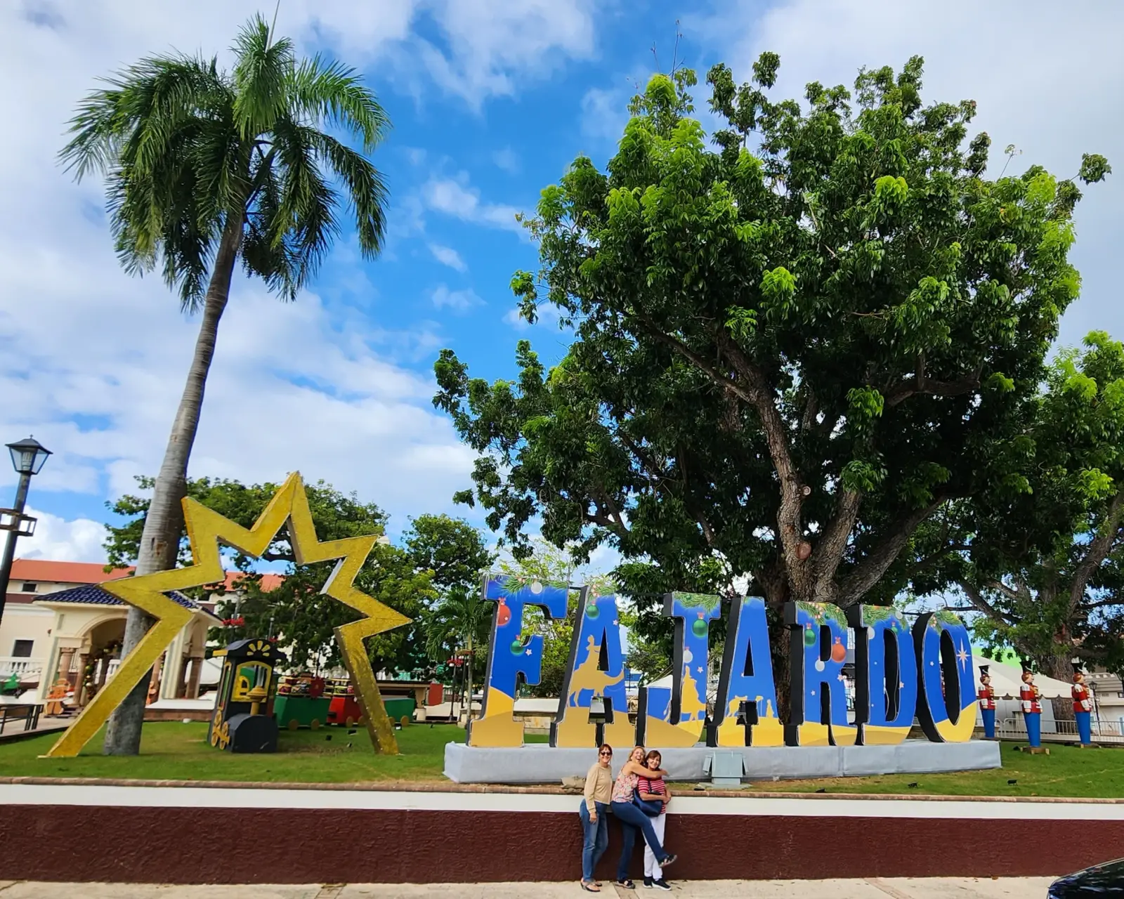 Fajardo sign in the town square