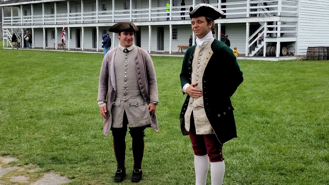 Reenactors at Fort Frederick