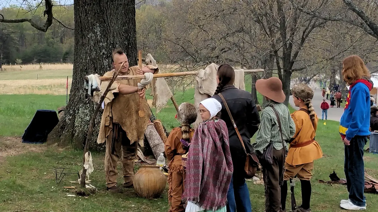 Demonstration at the annual French and Indian War Muster