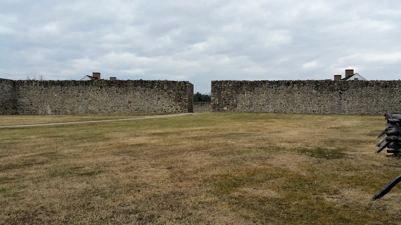 The entrance of Fort Frederick