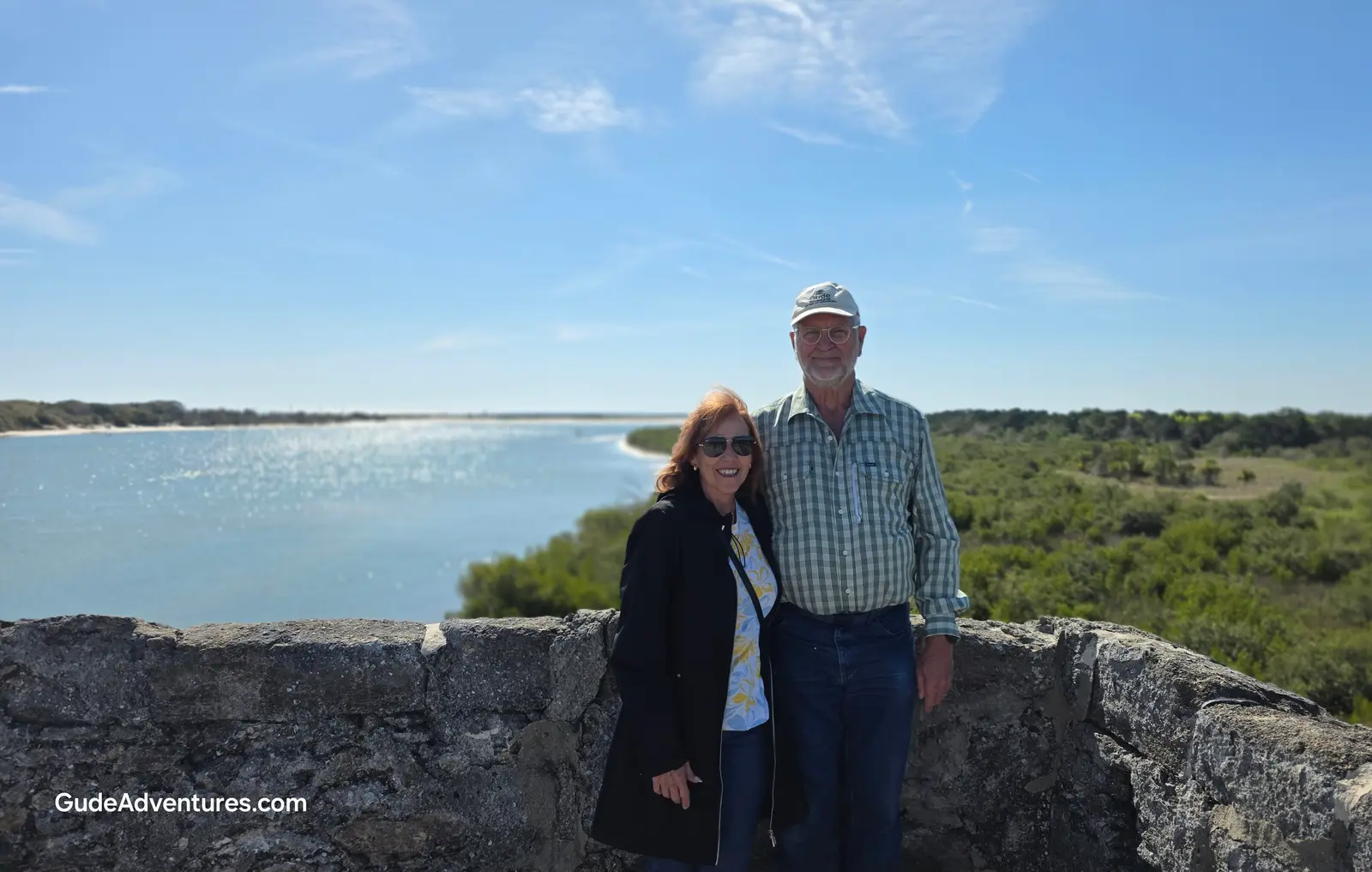 View from Fort Matanzas to the coast and mouth of the river