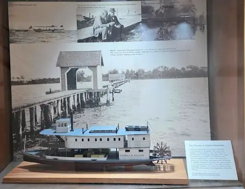 Thomas Edison's dock on the Caloosahatchee River