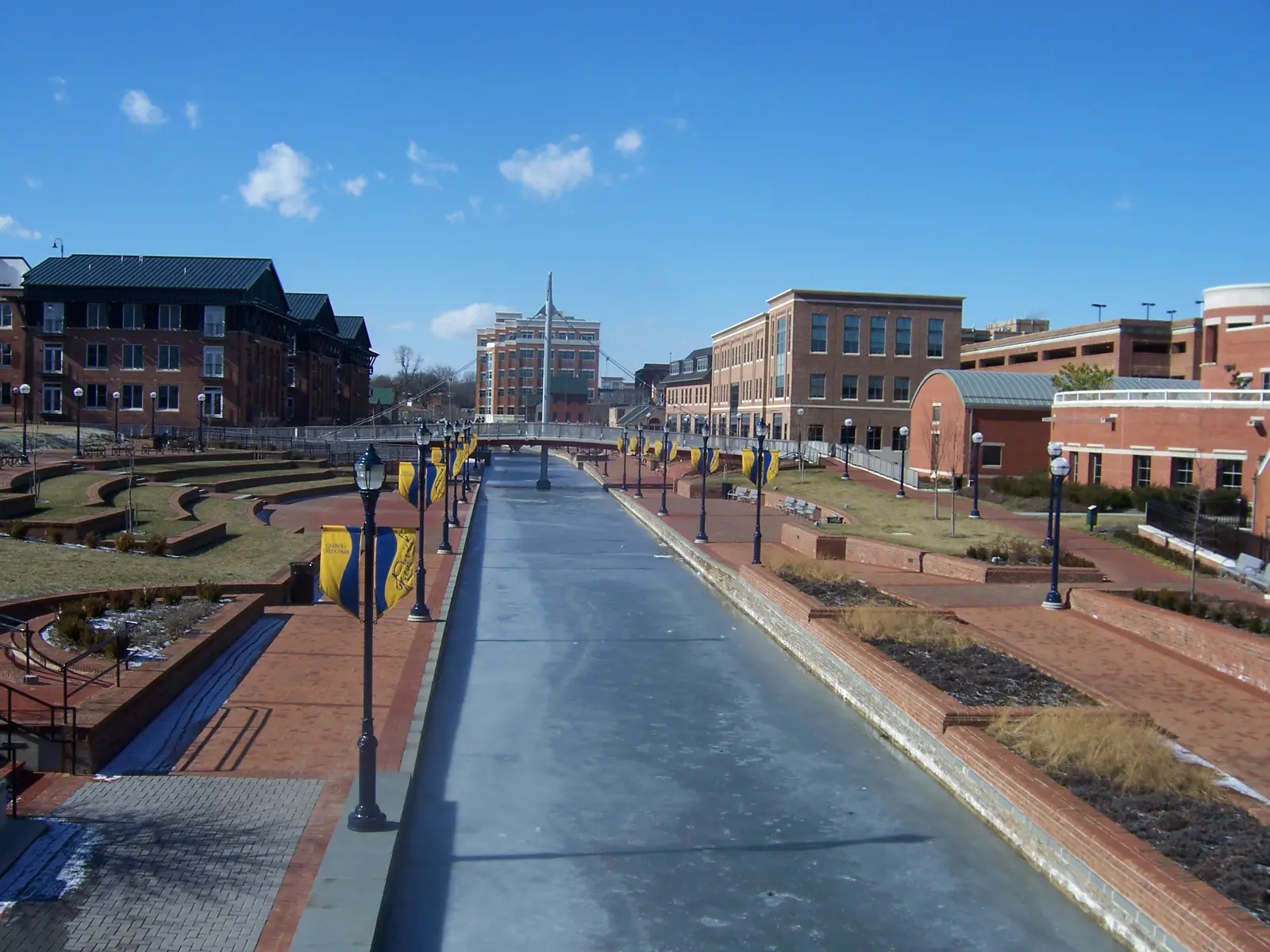 Carroll Creek Park in downtown Frederick