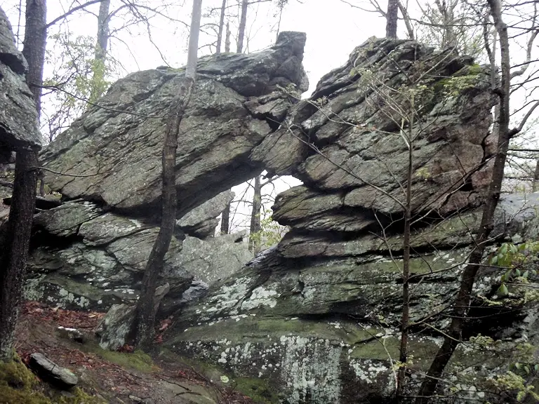 Donut rock in the Frederick Municipal Forest