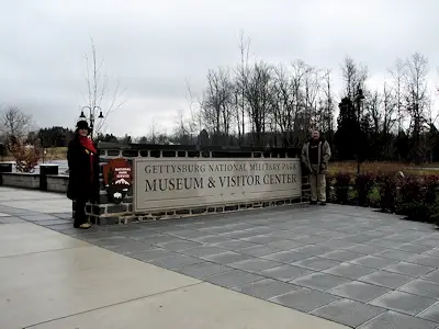 Entrance to the Gettysburg National Military Park Museum and Visitor Center