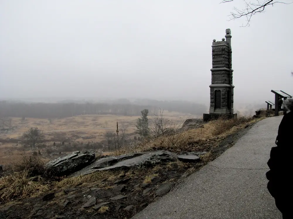 Little Round Top monument