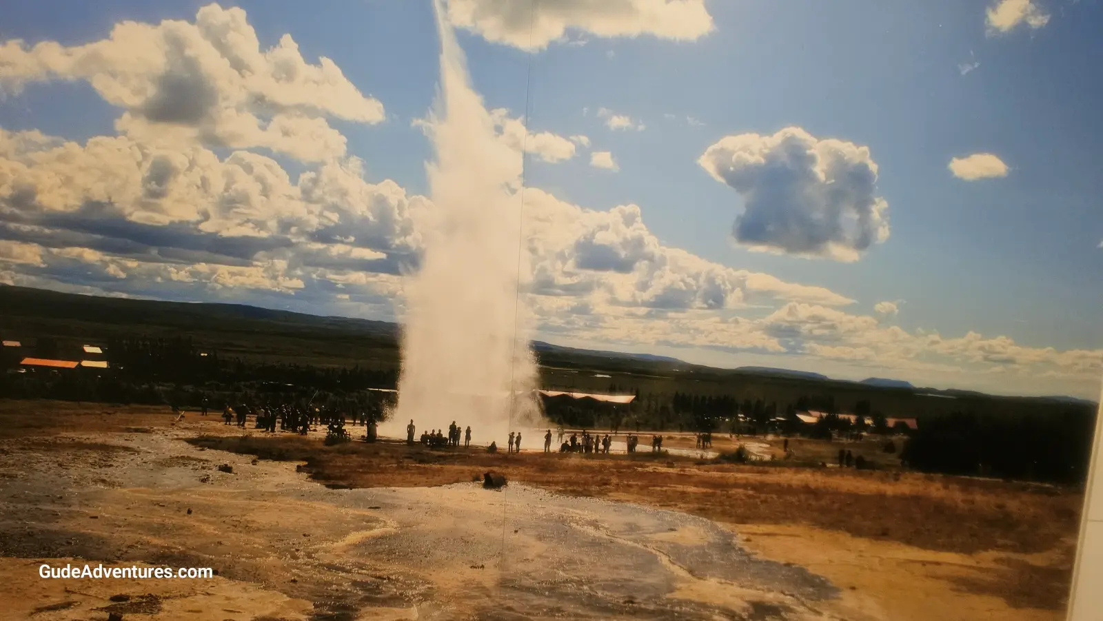 In its prime, The Great Geysir could erupt water up to 230-260 feet into the air.
