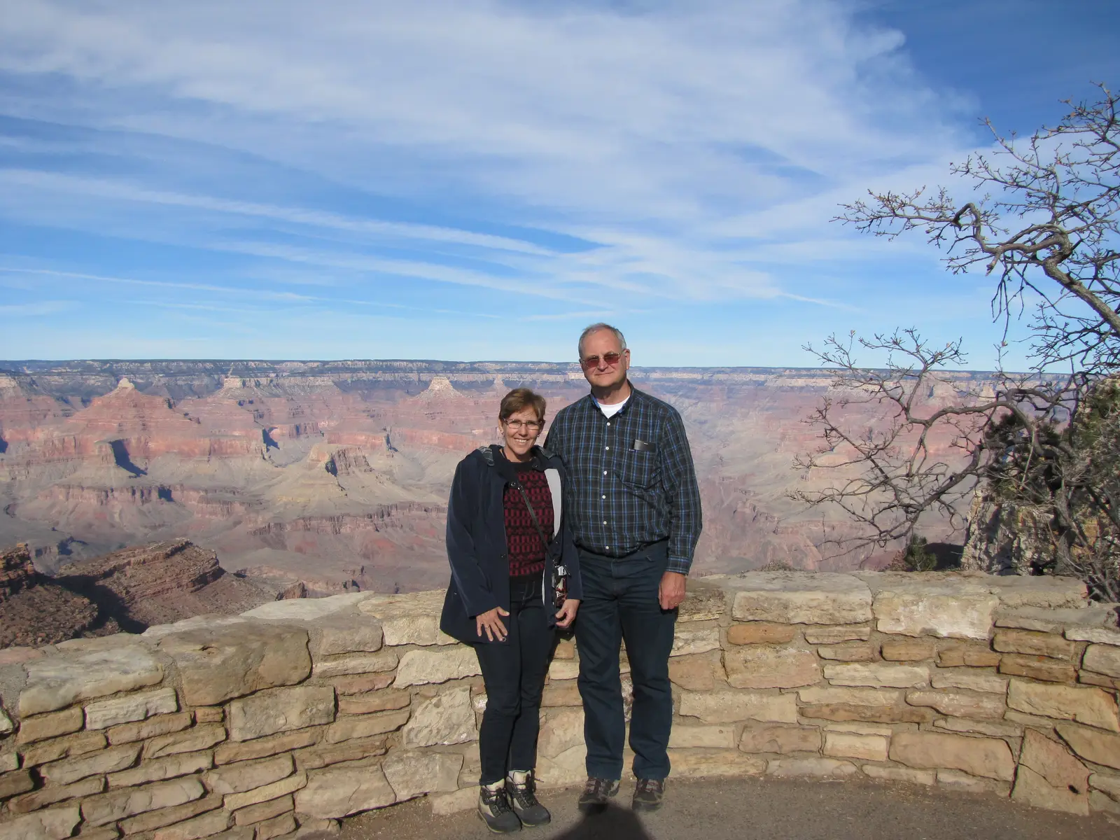 View from the south rim of the Grand Canyon