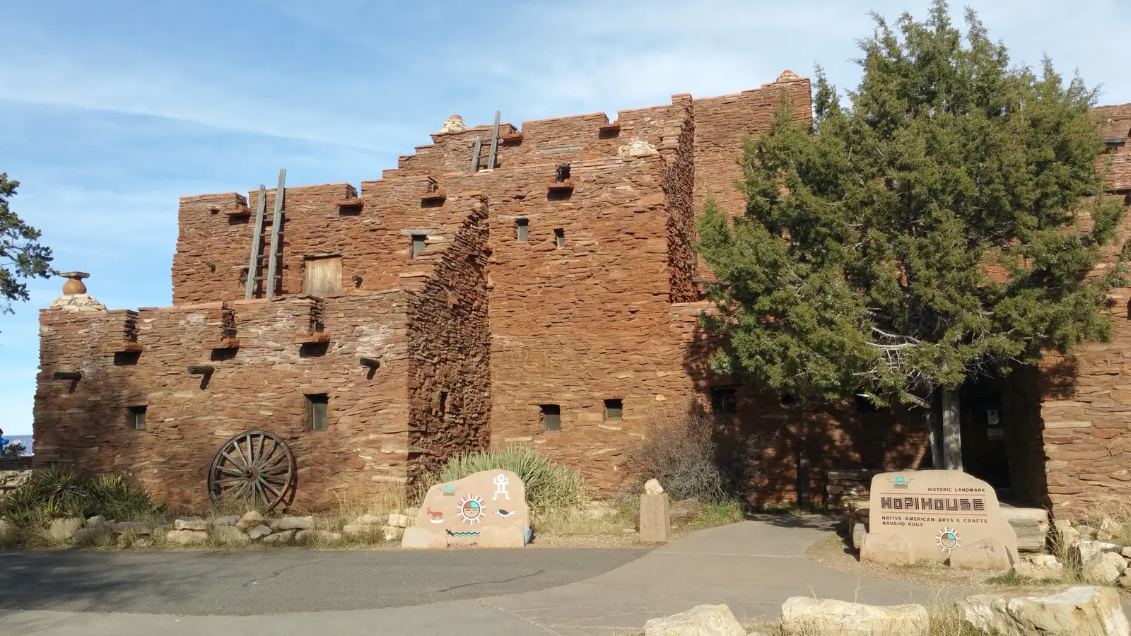 Hopi house at the Tusayan Museum.