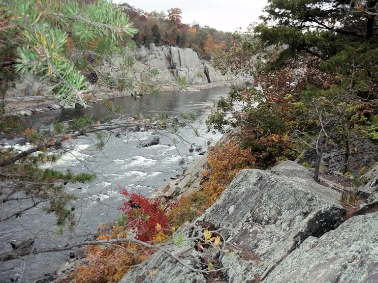 Potomac River downstream from Great Falls