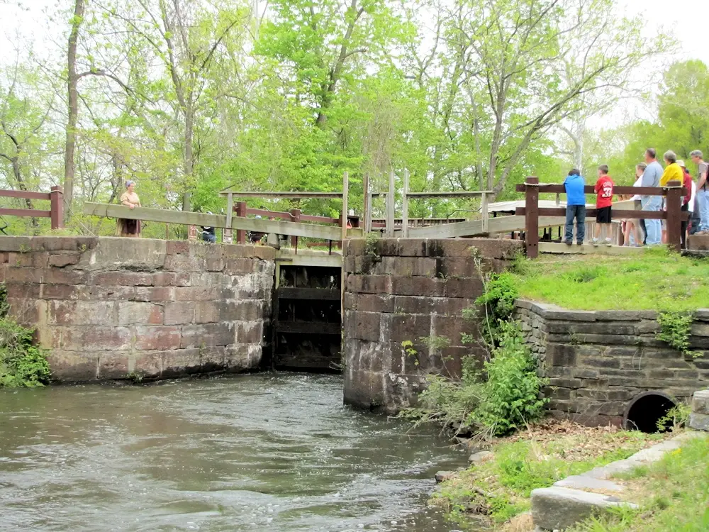 The locks on the C and O Canal at Great Falls