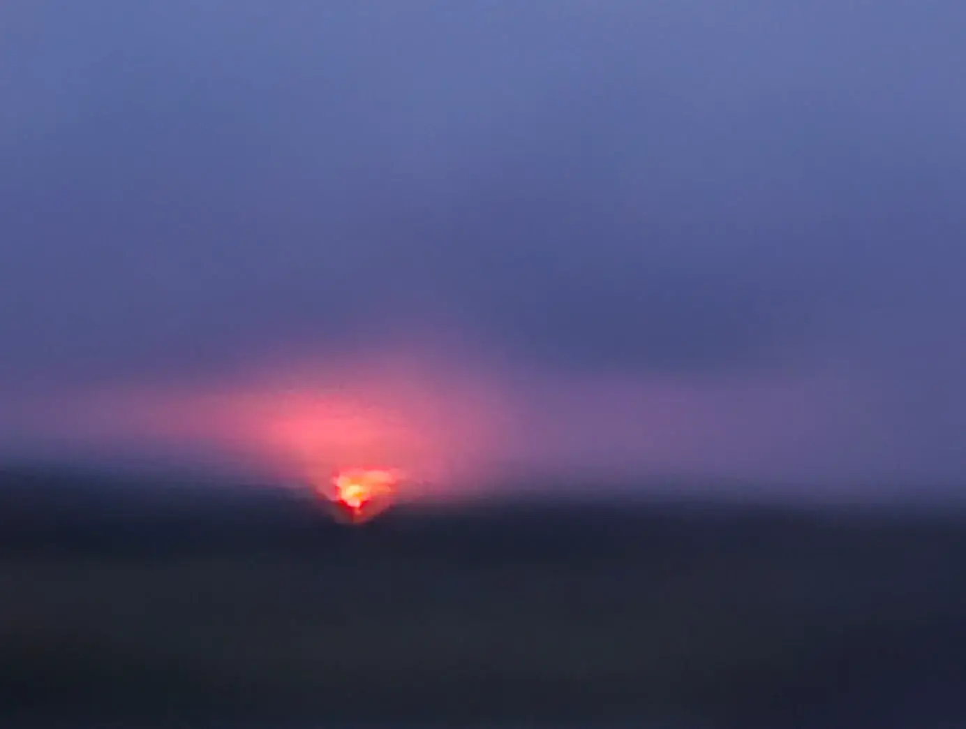 View of the eruption on 9/1/2024 