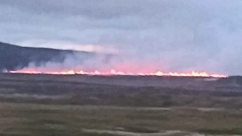 2View of the Grindavik area on 8/23/2024.