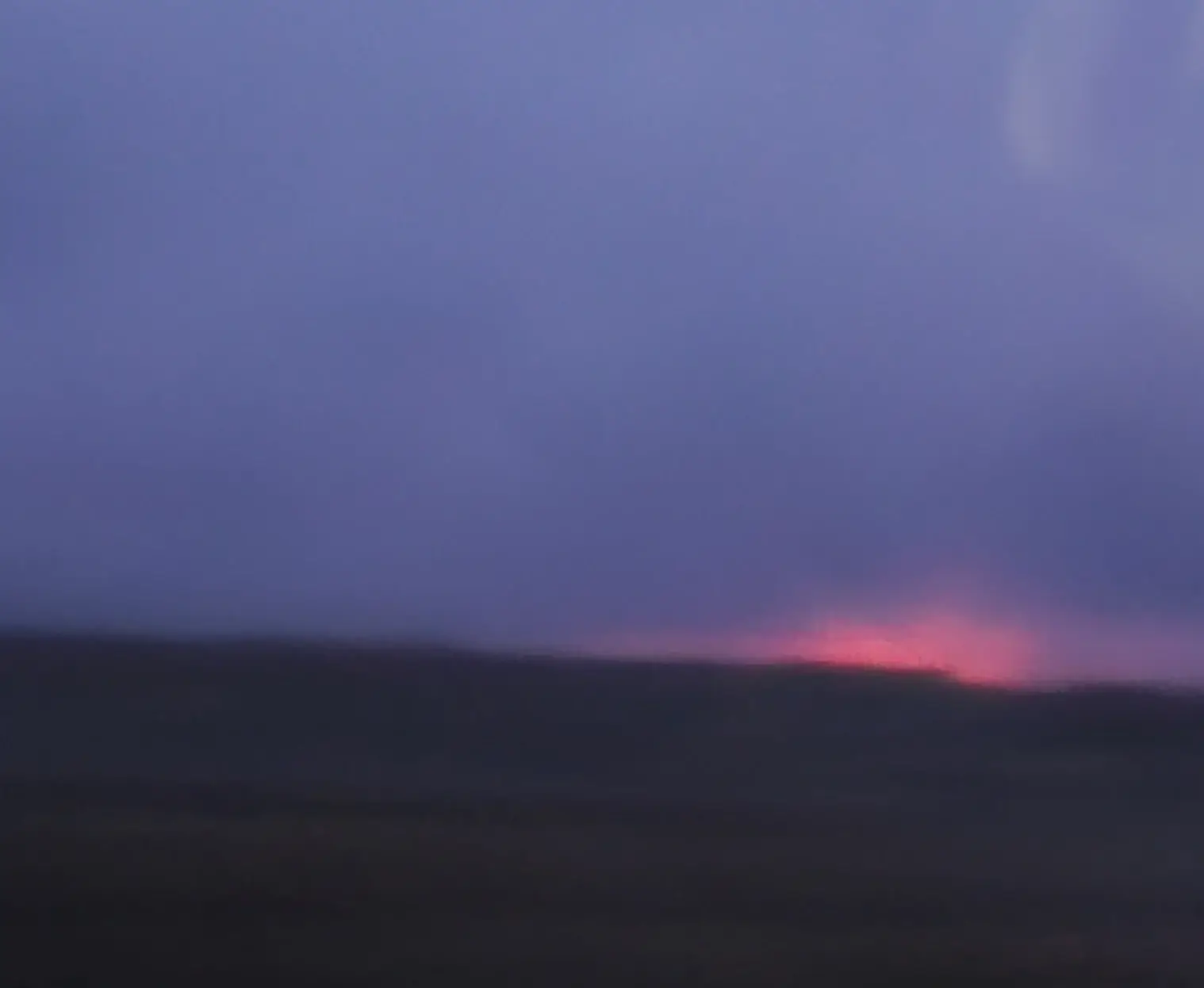 View of the start of the eruption on 9/1/2024 