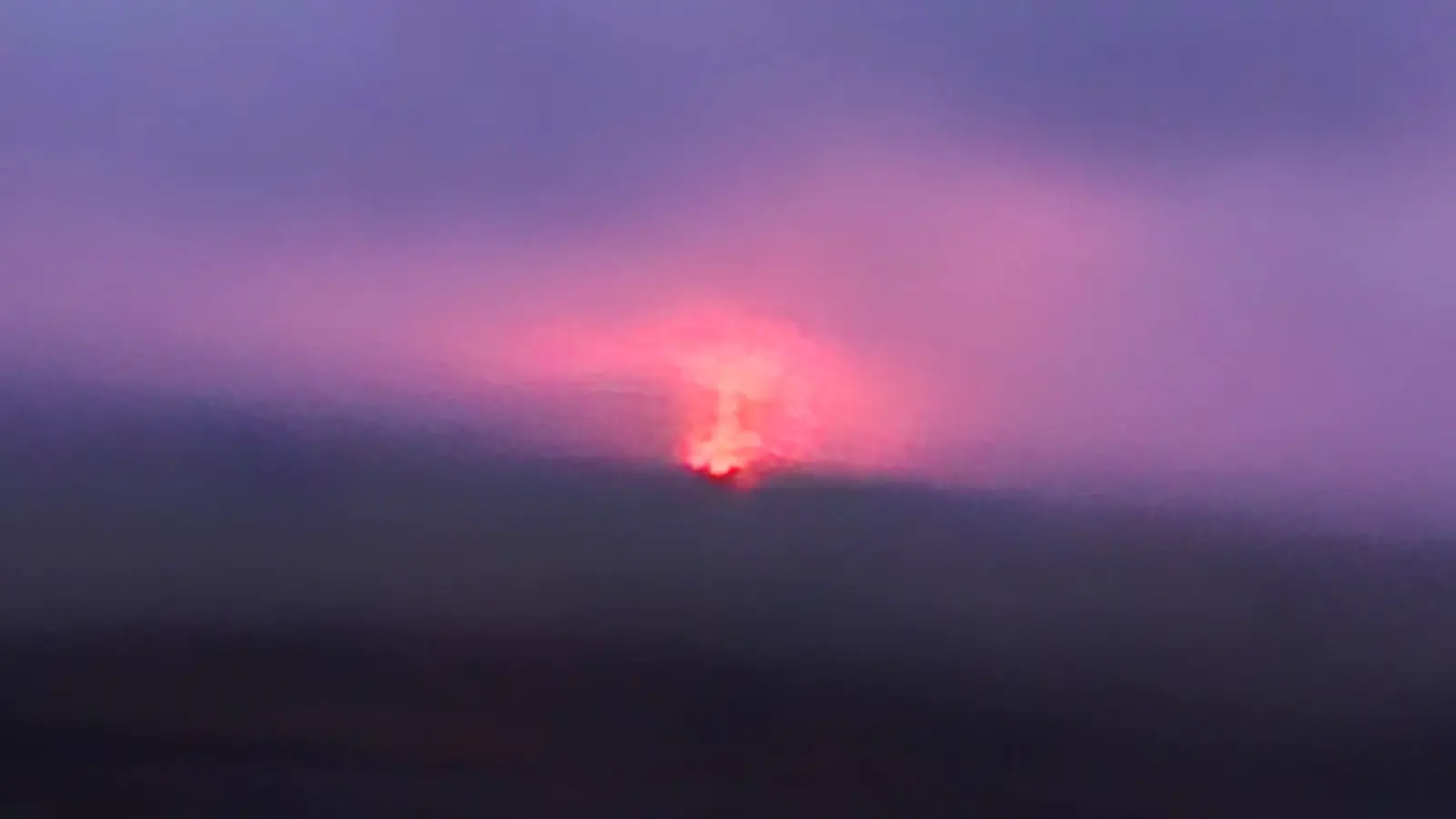 View of the eruption on 9/1/2024 