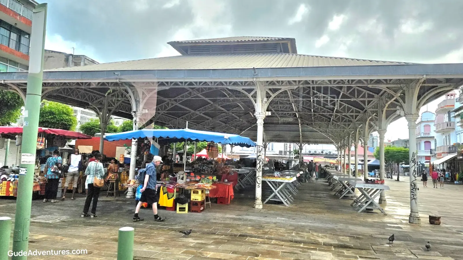Guadeloupe farmers market in Pointe-a-Pitre