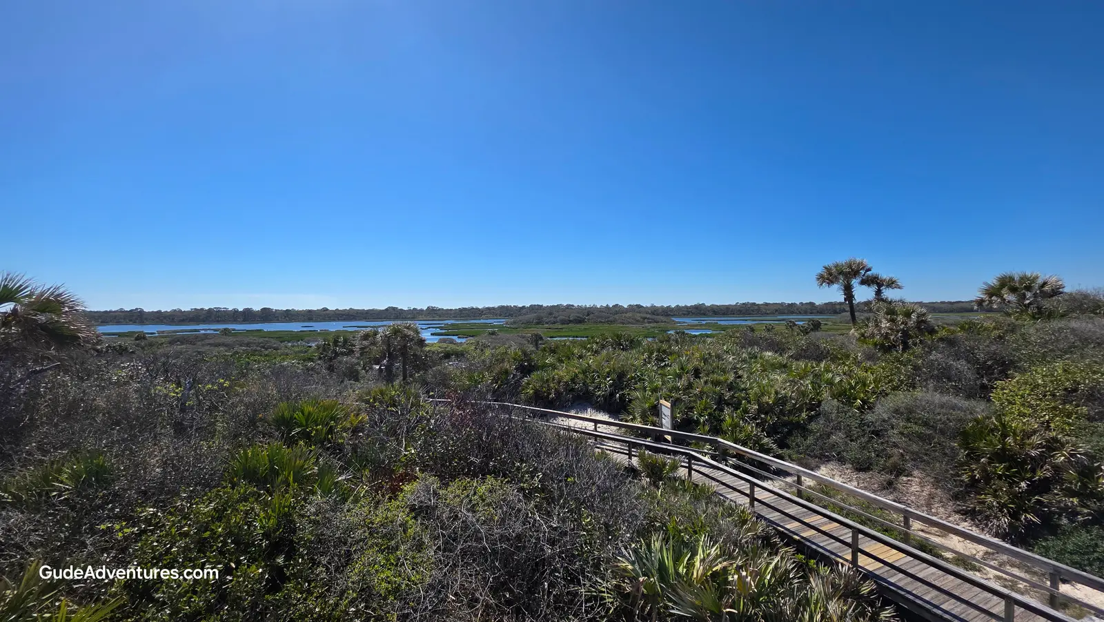 View towards the Guana River