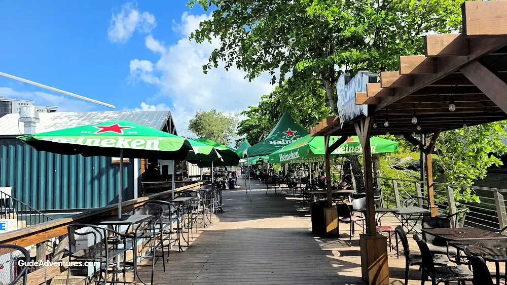 Paseo Tablado de Guaynabo on the Rio Guaynabo river
