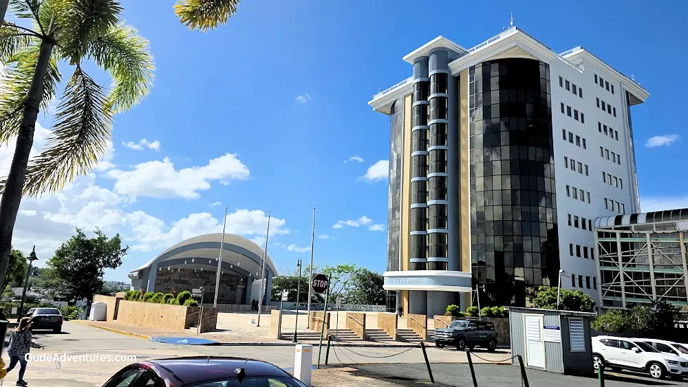 Guaynabo city hall and bandstand