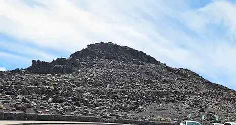 White Hill on the rim of the crater of the Haleakala Volcano