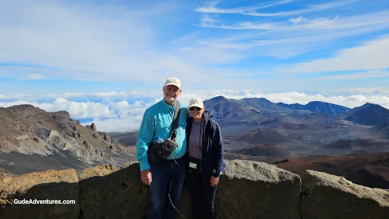 View from the top of White Hill on the crater rim