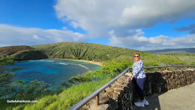 View from one of the Hanauma Bay overlooks