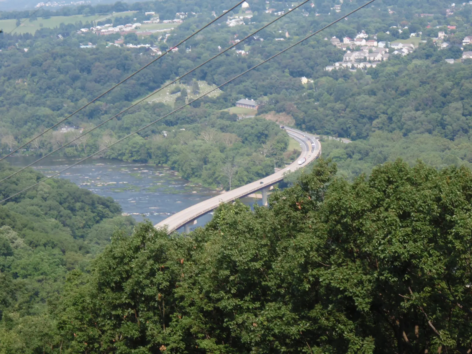 View of Harpers Ferry from Loudoun Heights