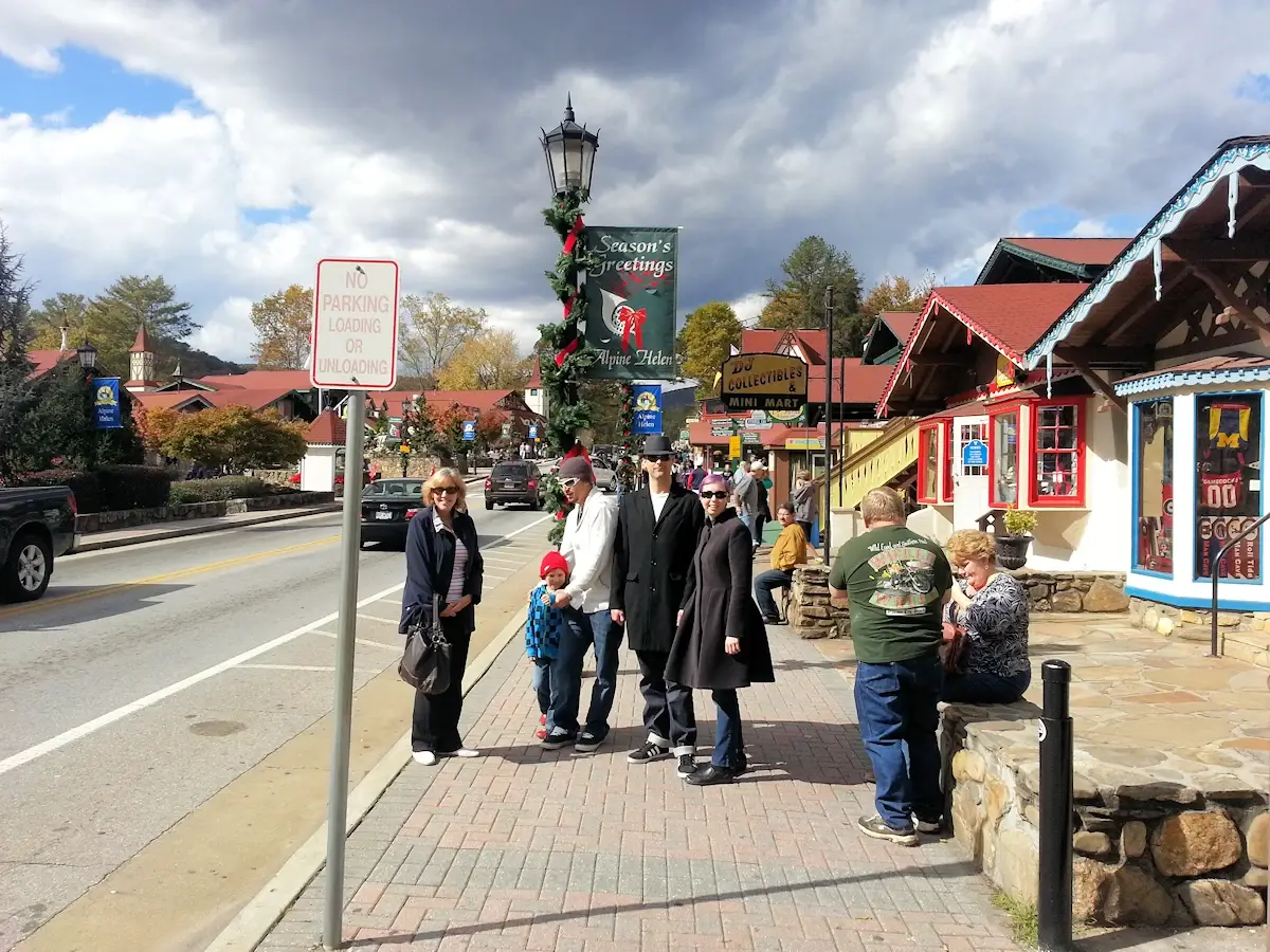 Downtown in Helen Georgia