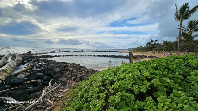 Lydgate Beach swimming area