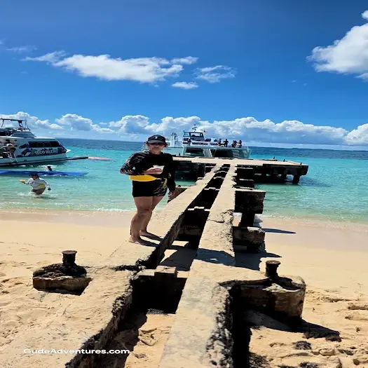 Old pier at Icacos Island (Cayo Icacos)