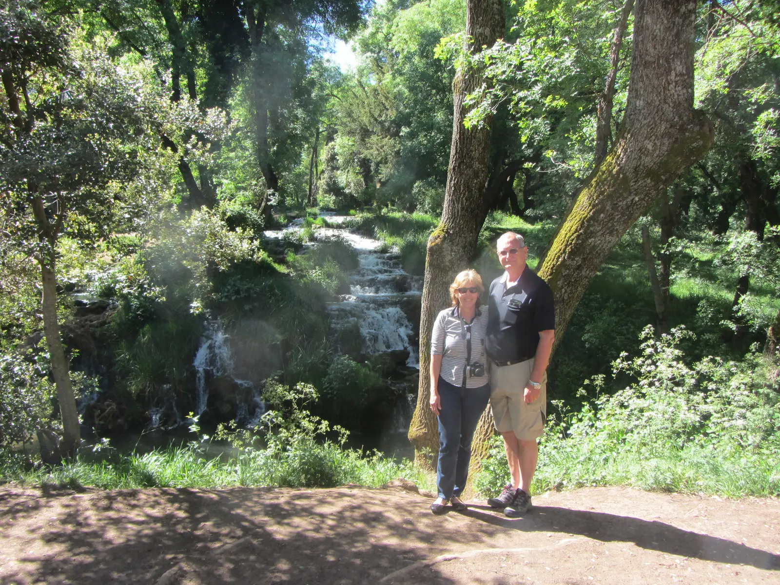 Waterfall in the forest near Ifrane