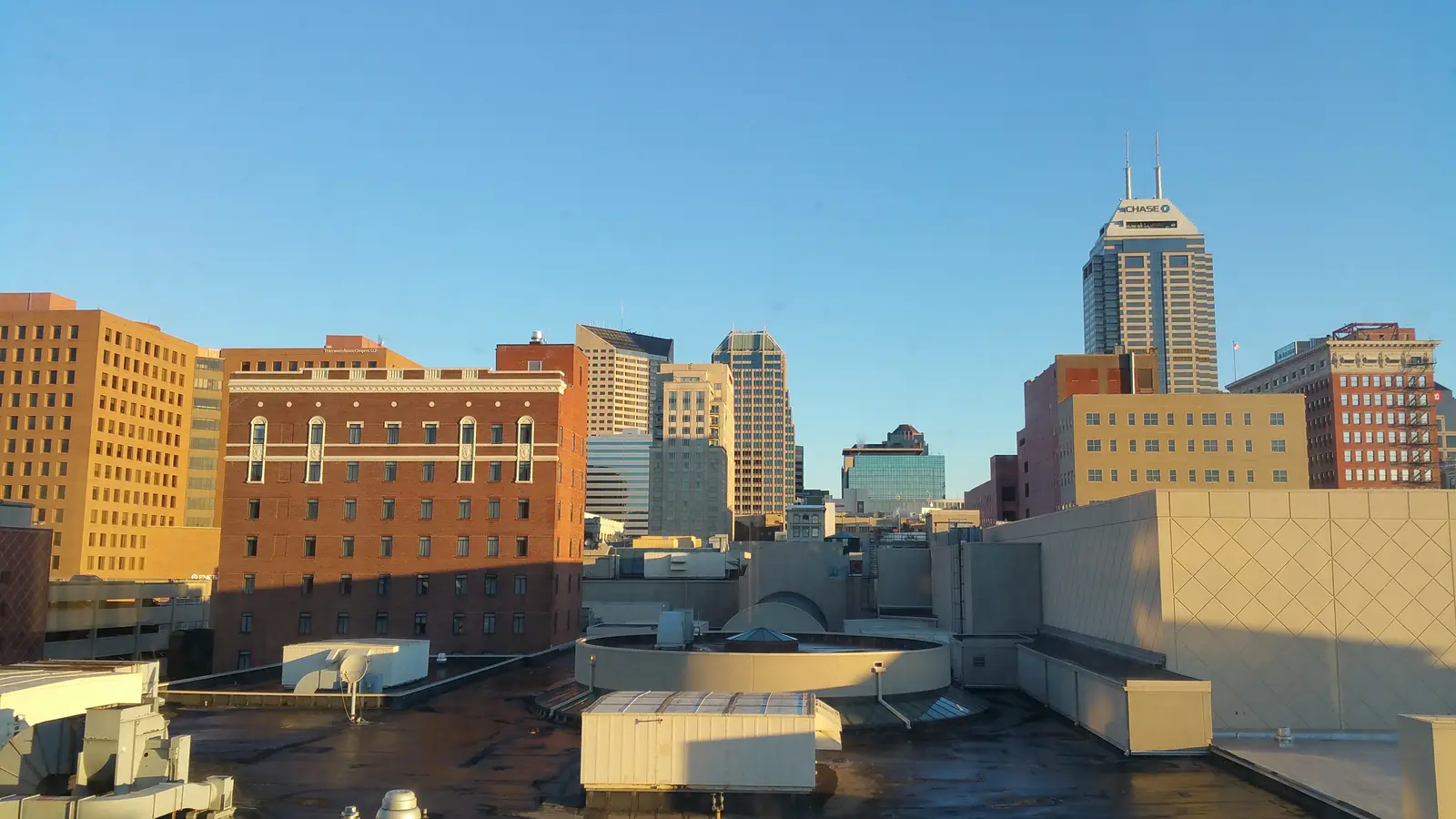 View of downtown Indianapolis