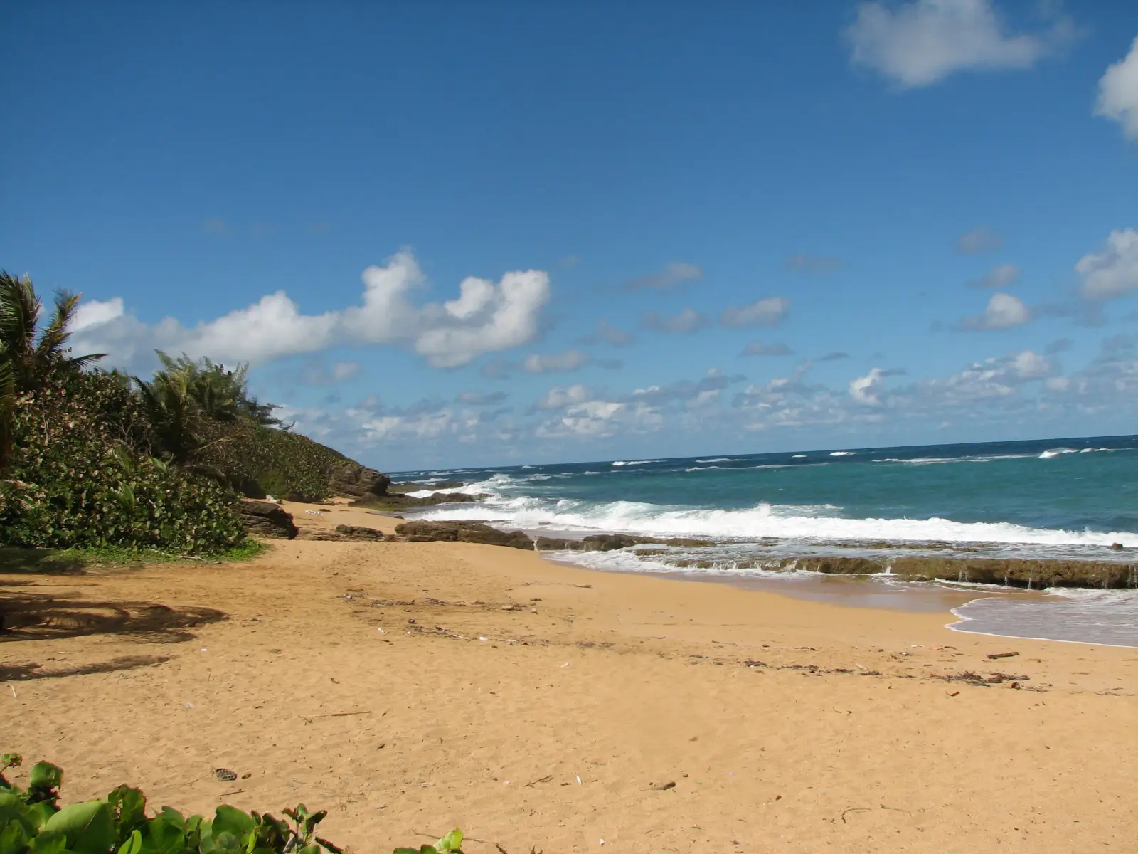 The beach at Pinones.