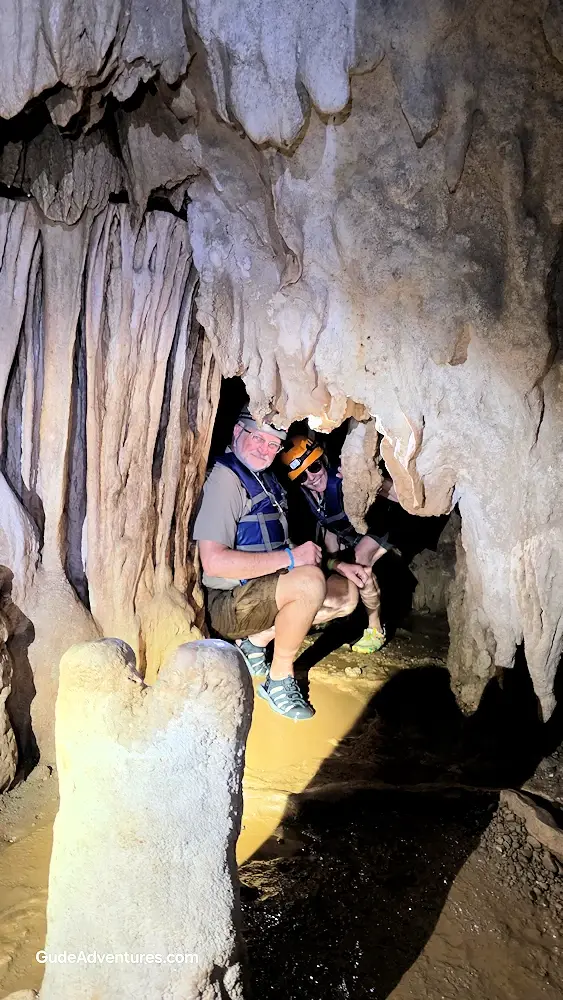 Tight spot in the cave