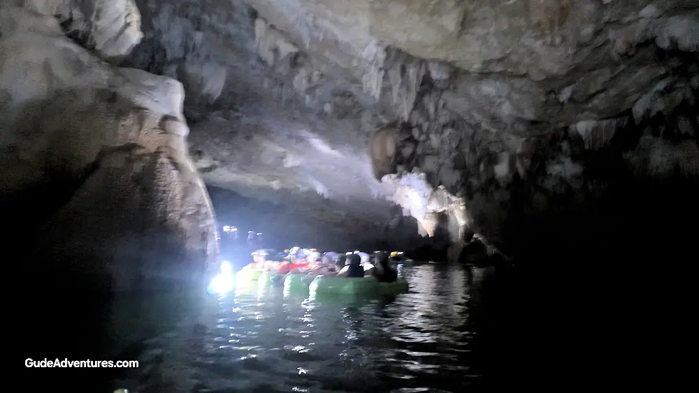 Tubing through Crystal Cave