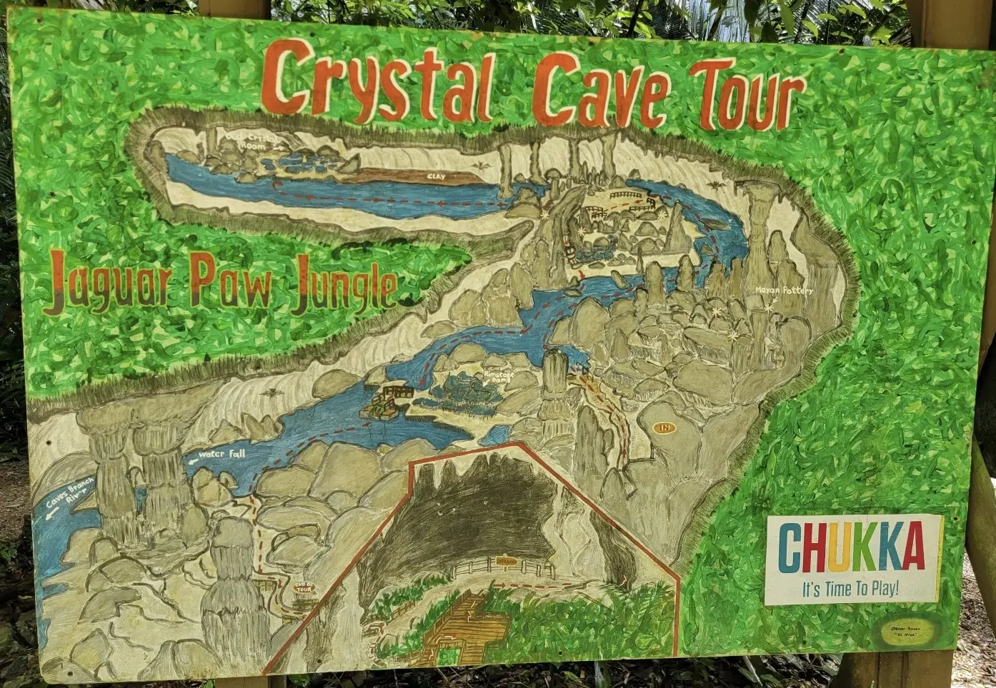 Crystal Cave map